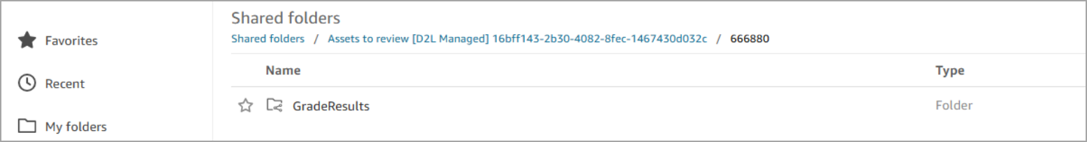 De elementen die u in Analytics Builder wilt controleren, bevatten een Map voor de gegevensset GradeResults Map Brightspace.