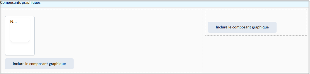Option Ajouter des composants graphiques de la section Composants graphiques.