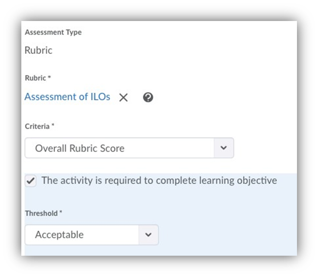 Evaluatieparameters definiëren.