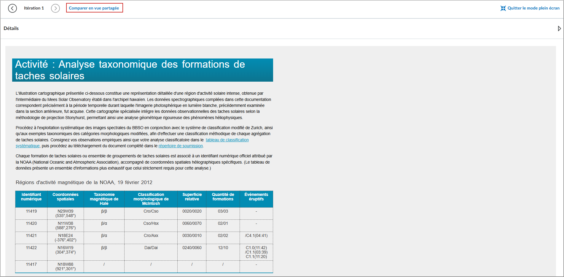 L’option Comparer en vue fractionnée est mise en surbrillance en mode plein écran Lumi Remix.