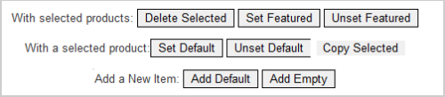 The product controls for products