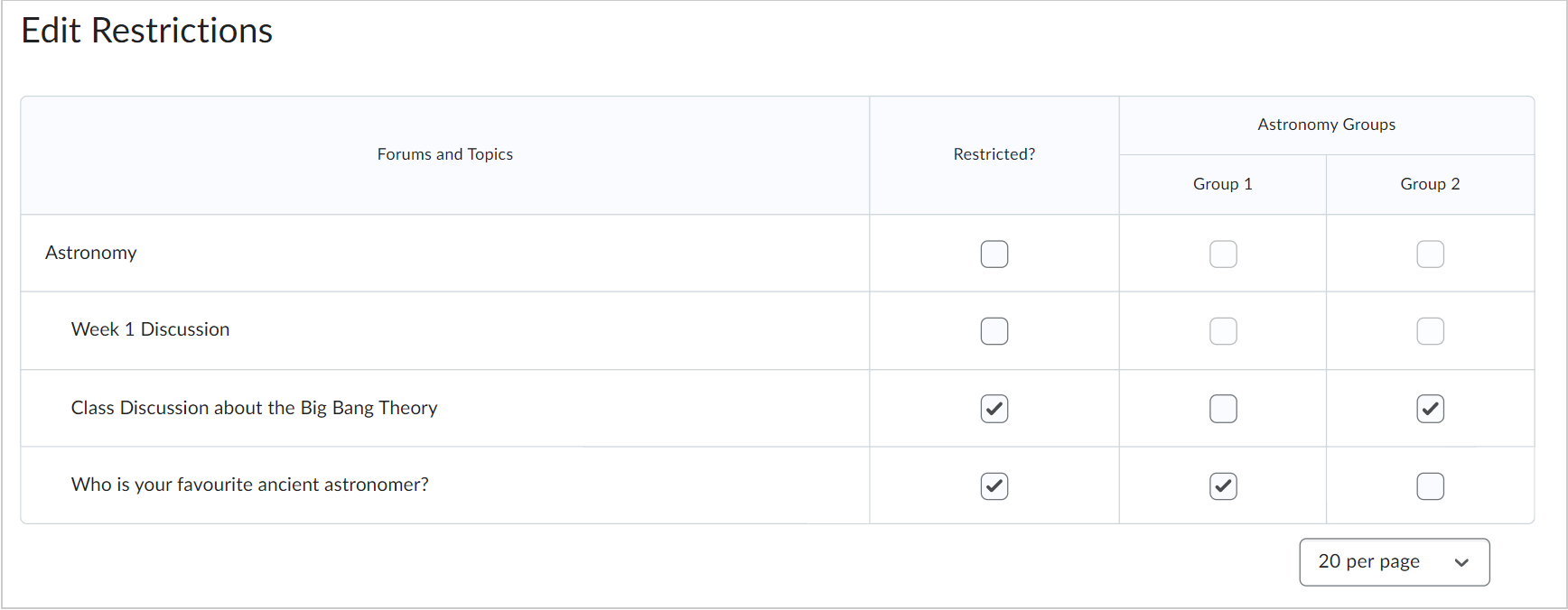 The Edit Restrictions section.