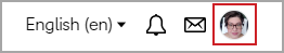 Profile picture located on the navigation bar