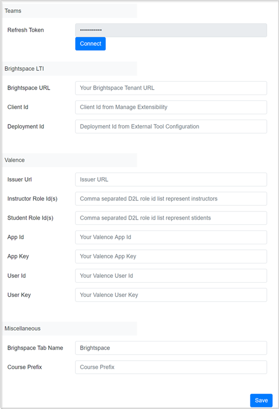 Figura: Detalhes do registro da ferramenta ShuffleExchange LTI