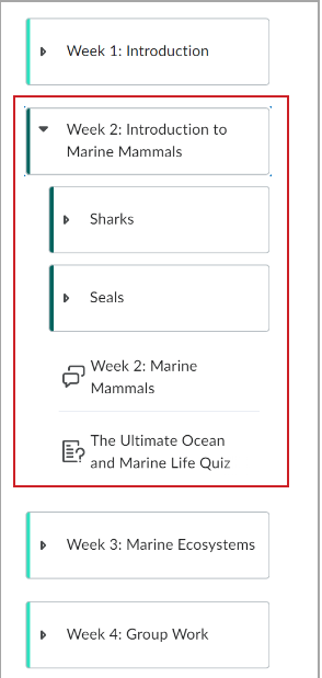 When the correct criteria are met, Instructors can change the root module color.