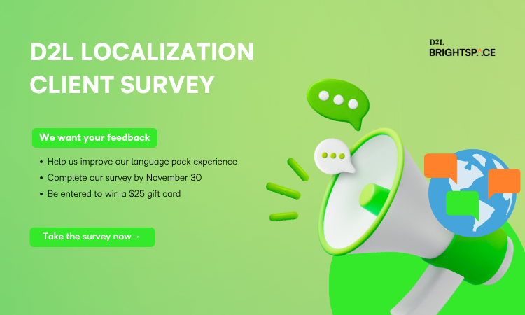 D2L Localization Client Survey