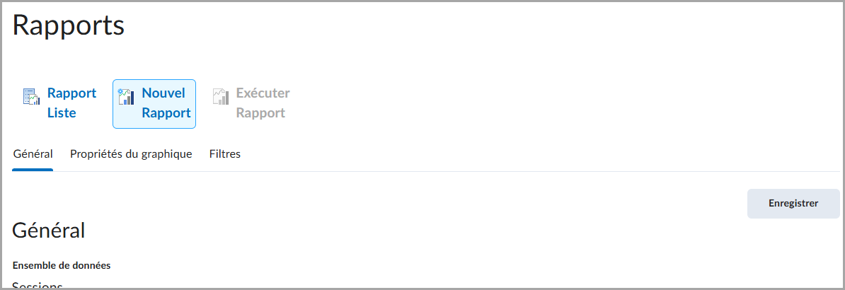 Dans l'outil Génération du rapport affichant le style mis à jour.