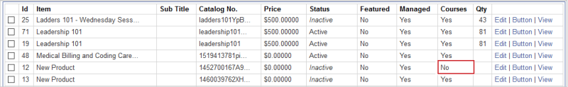 Checking for non LMS products