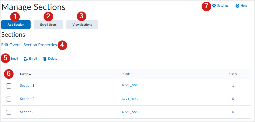 A visual tour of the Sections tool.