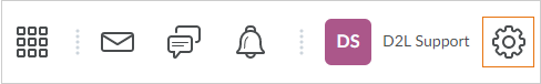 The Admin Tools icon on the NavBar