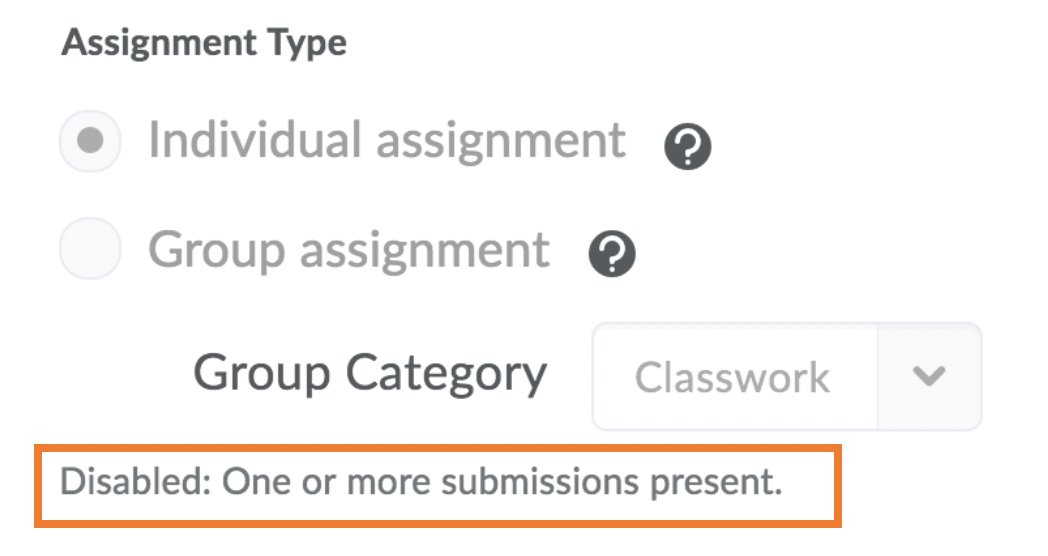 assignment type