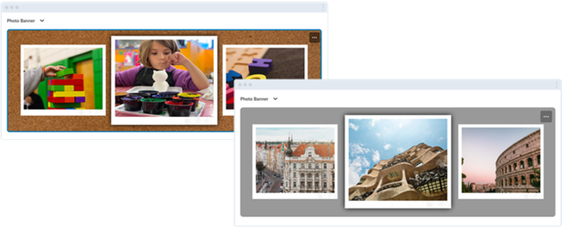 Photo Banner widget screenshot