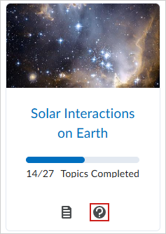 رمز إظهار الوصف الخاص بالأداة البرمجية "جدول المحتويات".
