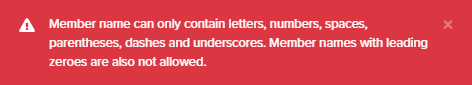 FCR Feature Enhancement Request: Implement validation checks during ...