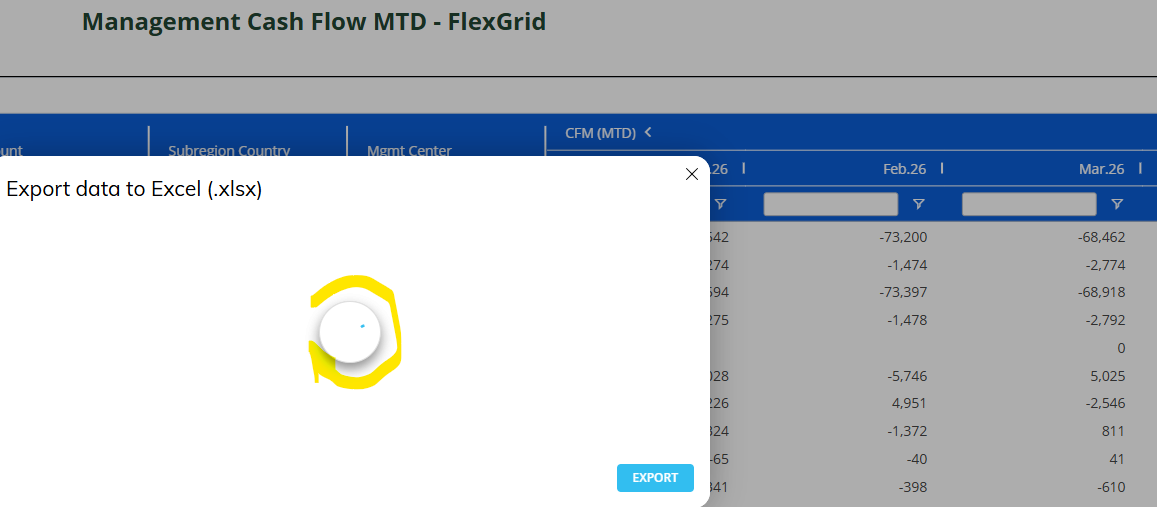 Flexgrid 1 data block - detailed by columns - XLS export trouble ...