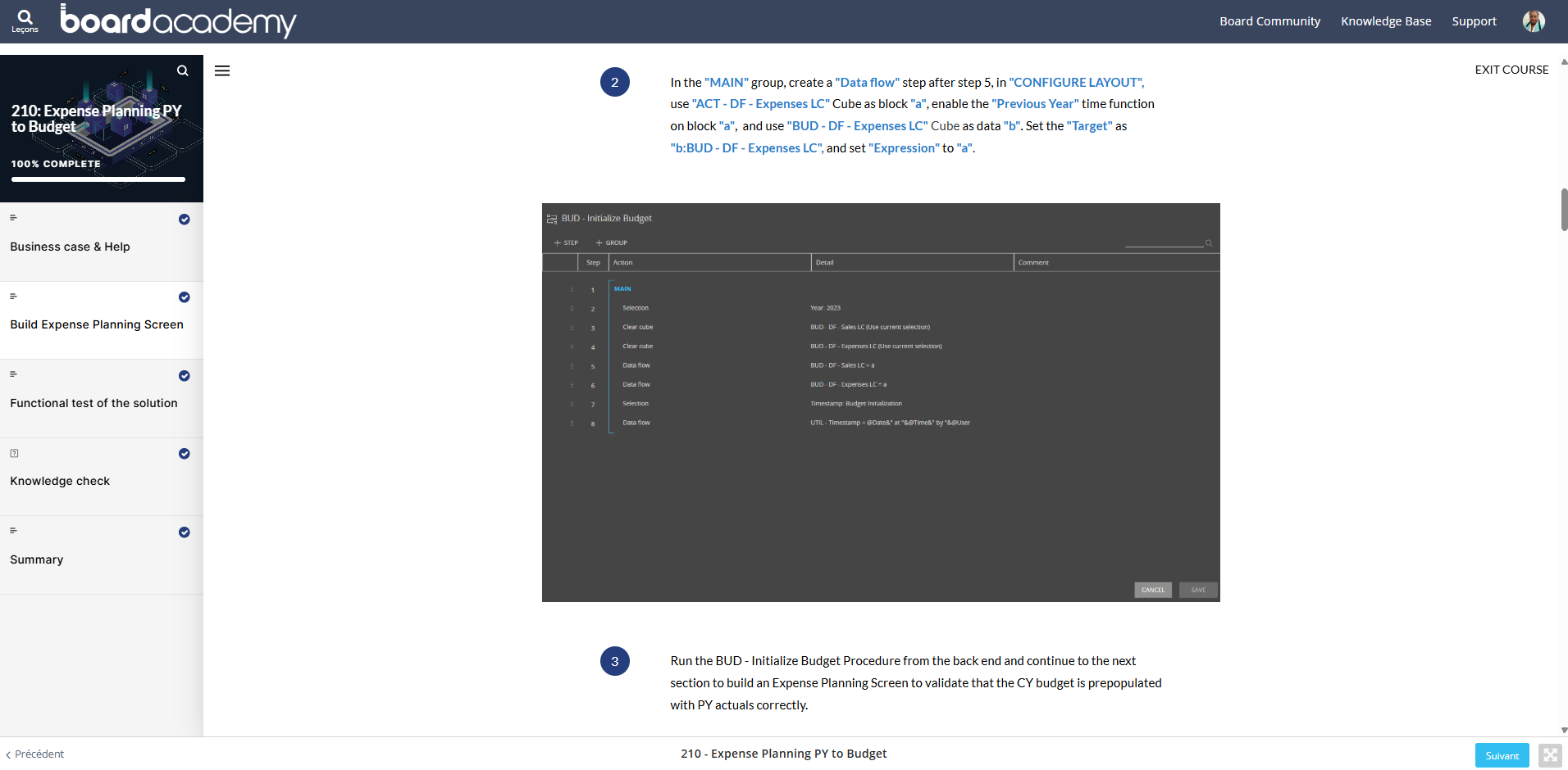 Level 200, Module 204: Initialize Budget button does not work ? #Level ...