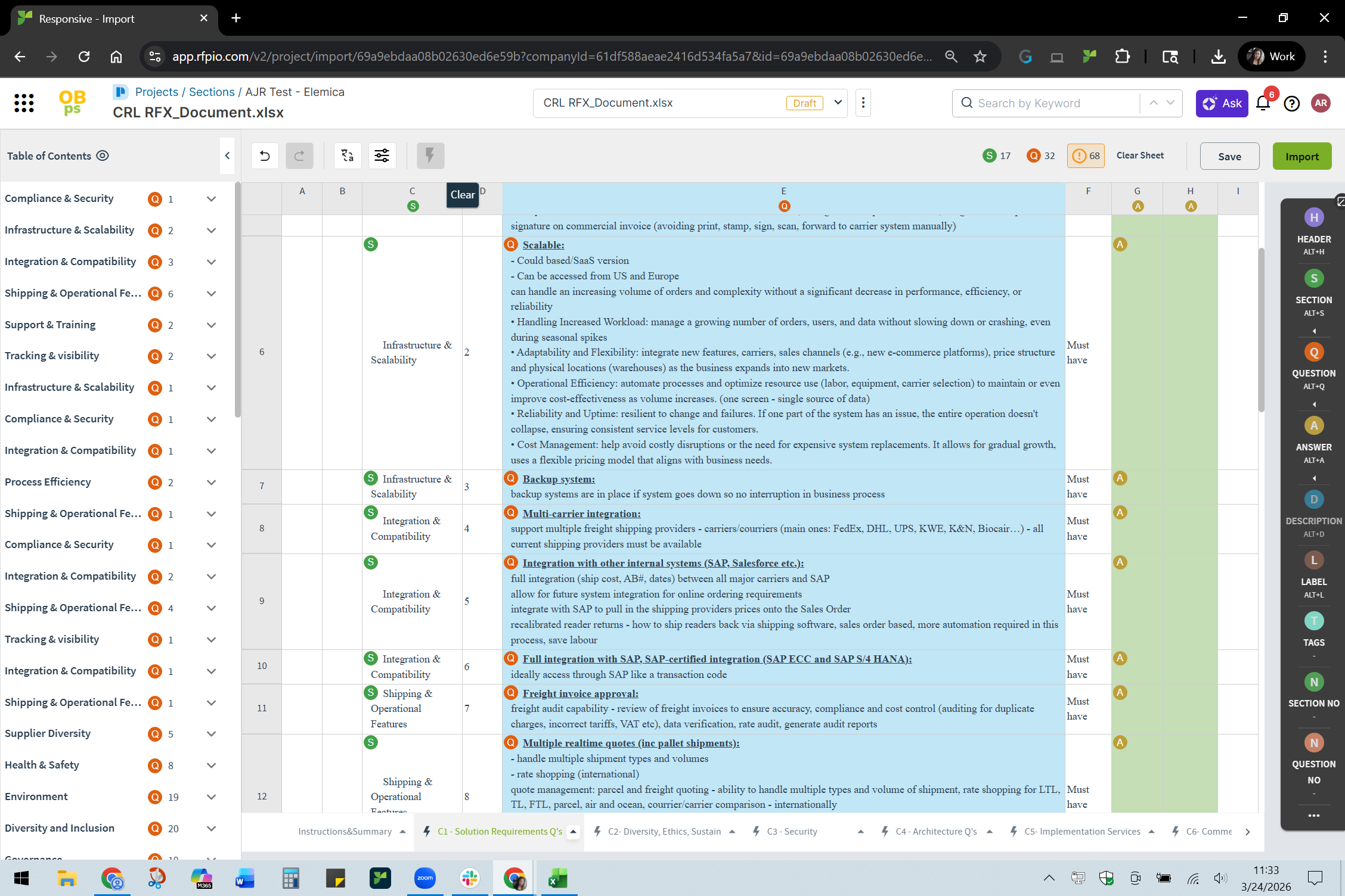 Combine sections with the same name in project mapping - Responsive ...