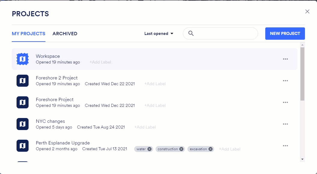 Create a Project - Help Center