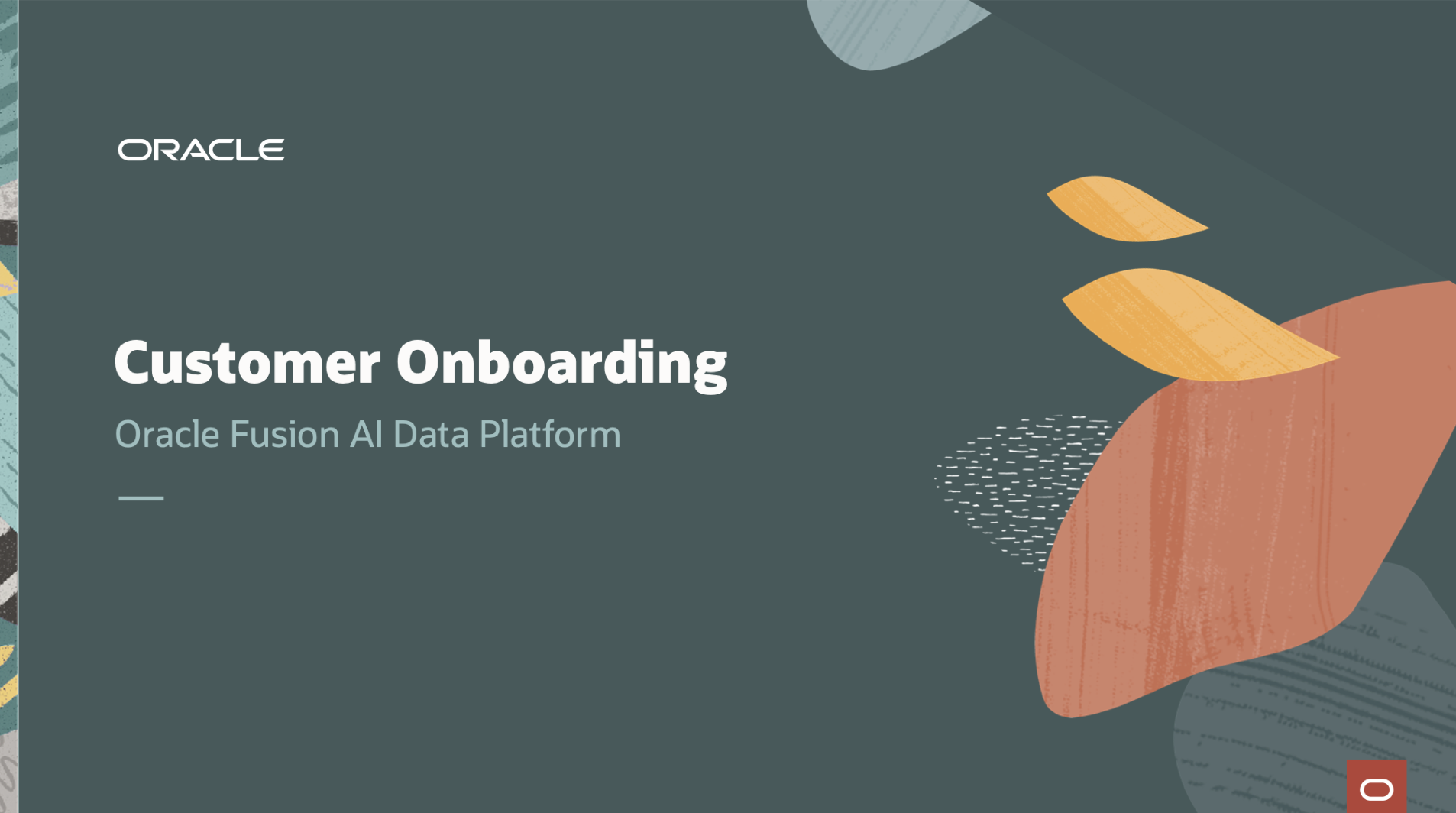 Analytics - Fusion AI Data Platform (former FDI) - Customer Onboarding ...