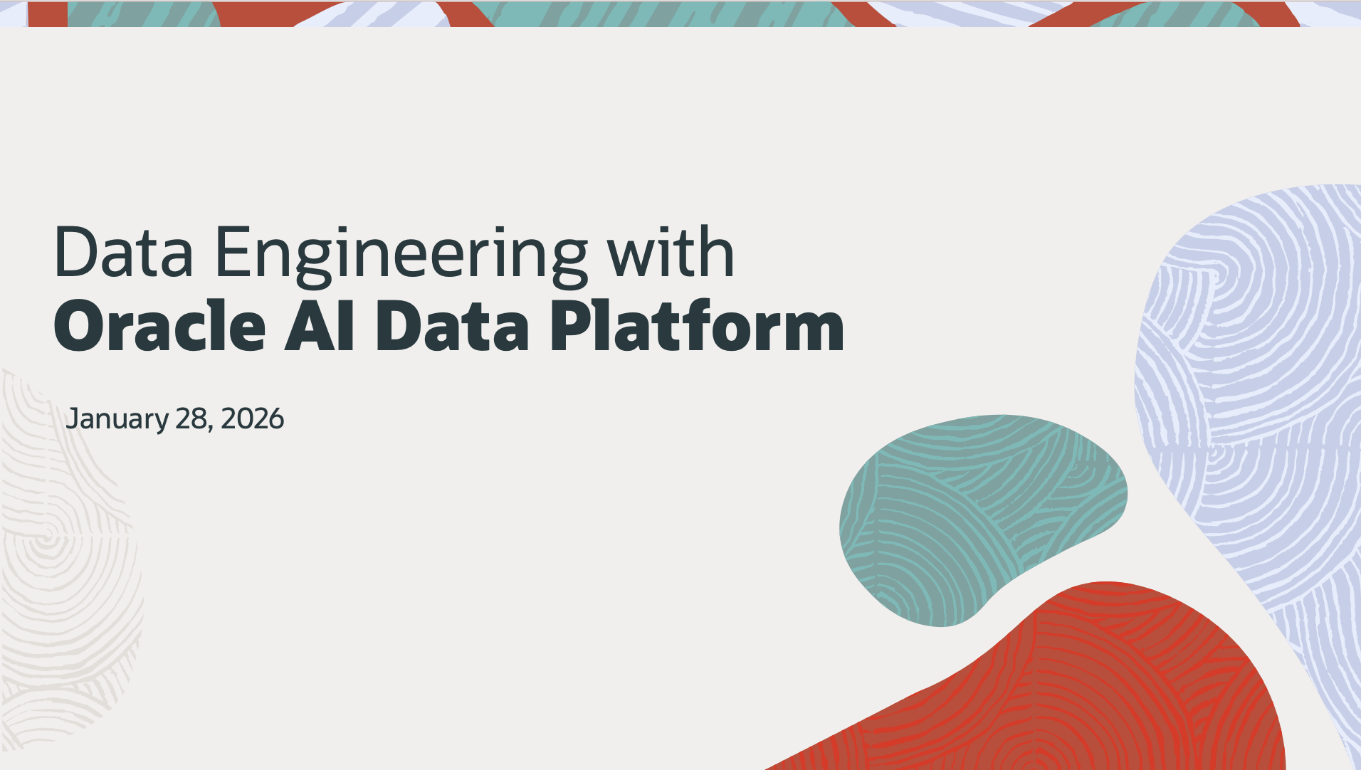 AI Data Platform - Data Engineering with Oracle AI Data Platform — Oracle