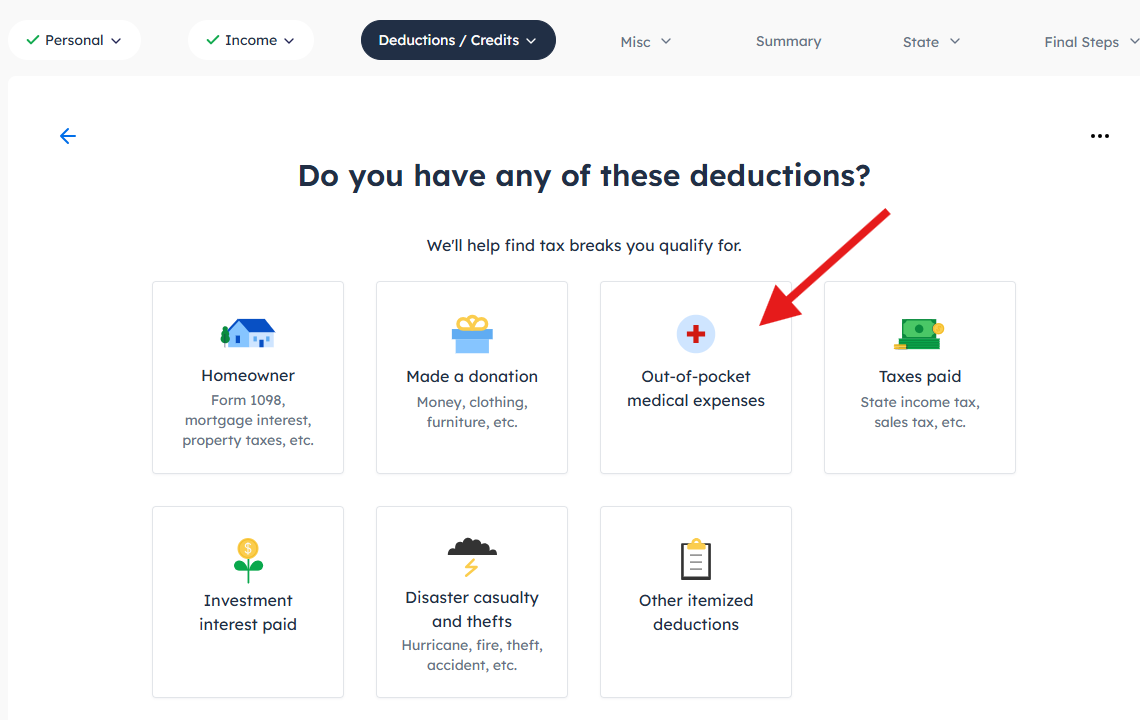 medical deductions image Sch A.png