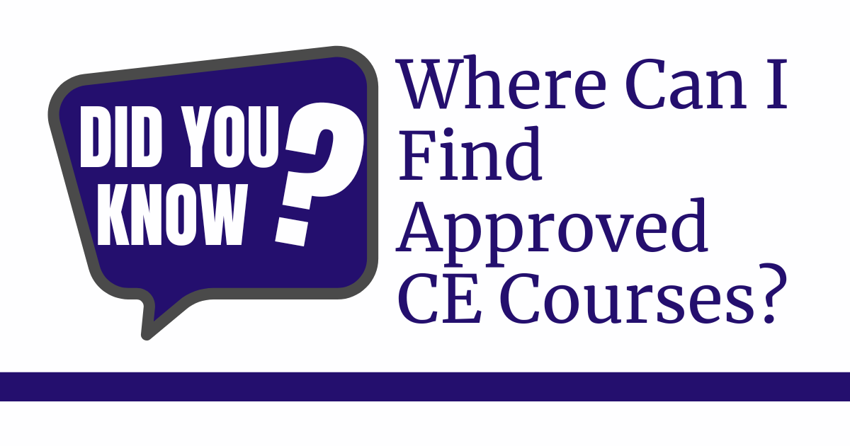 Where Can I Find Approved CE Courses.png