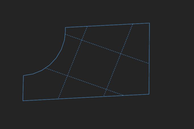 Polygon Side Algorithm 2 questions: polygon algorithm (5 sided surface) + points by path ...