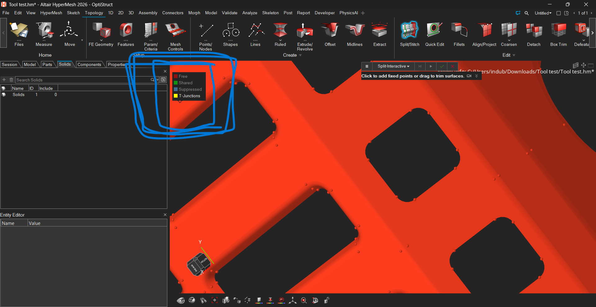Not getting edges when creating a surface - Altair Community