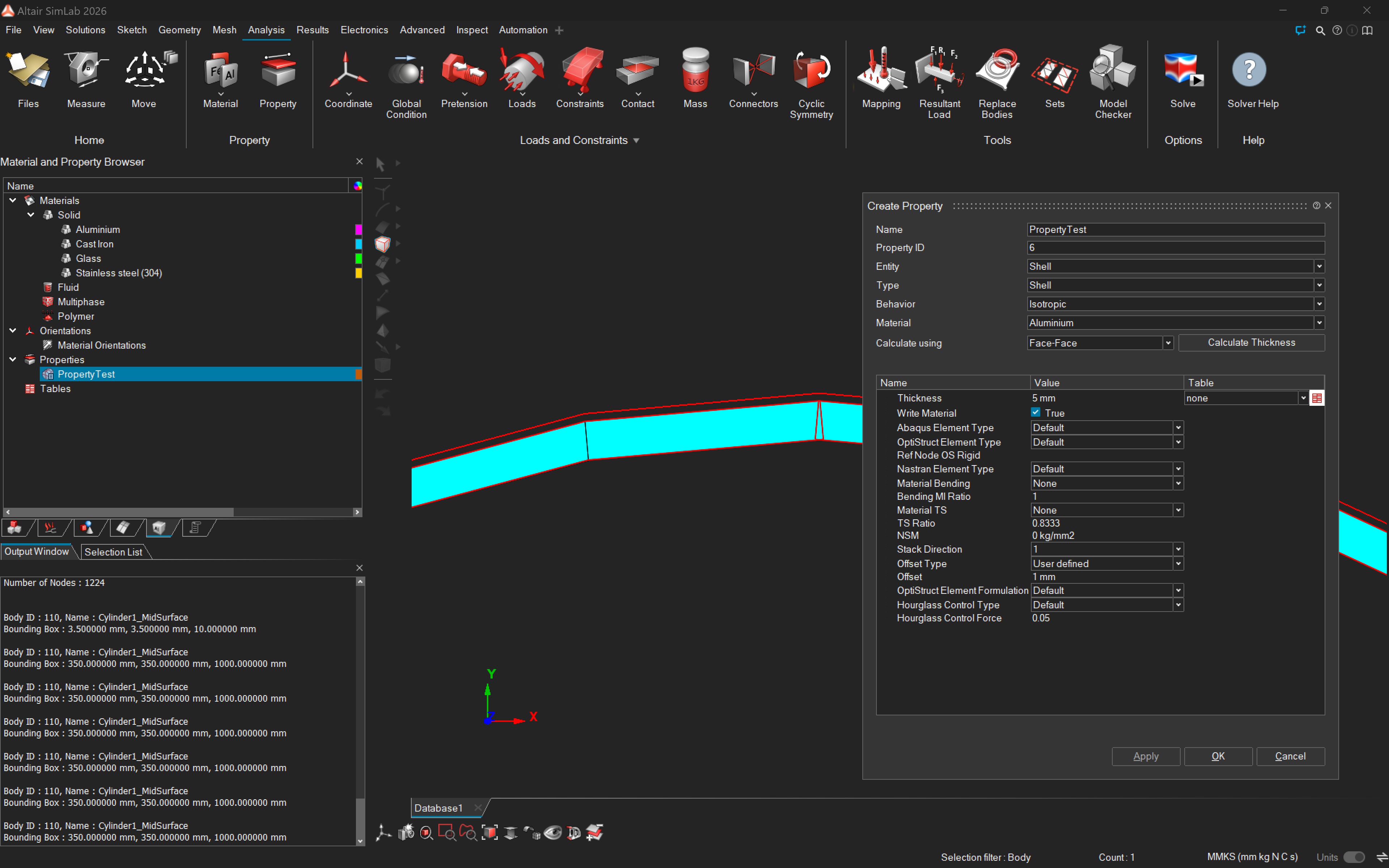 Shell Thickness Offset Display Error - Altair Community