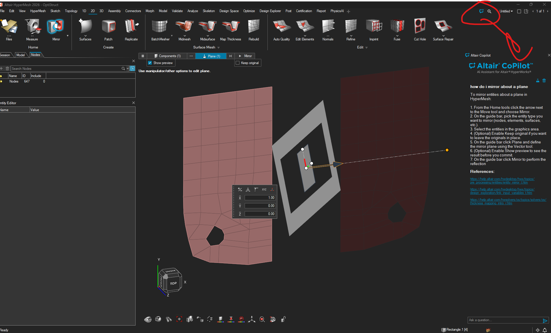 Get node coordinates with Hypermesh (new interface) - Altair Community