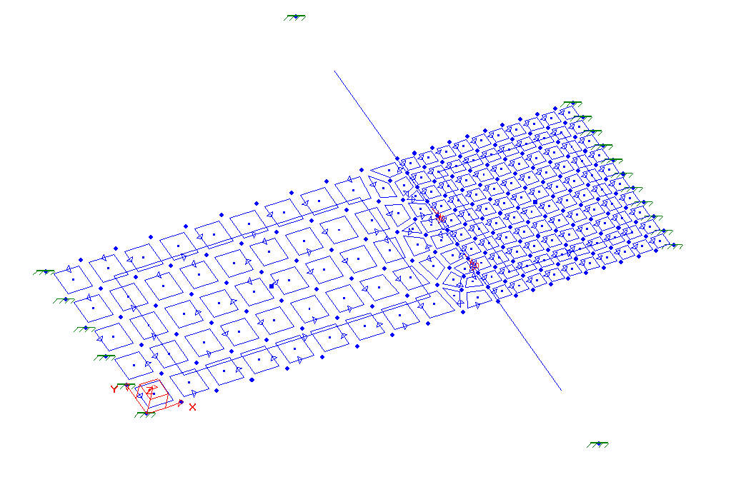 Releasing Moments from 2D Shell Element supported by Beam Element ...