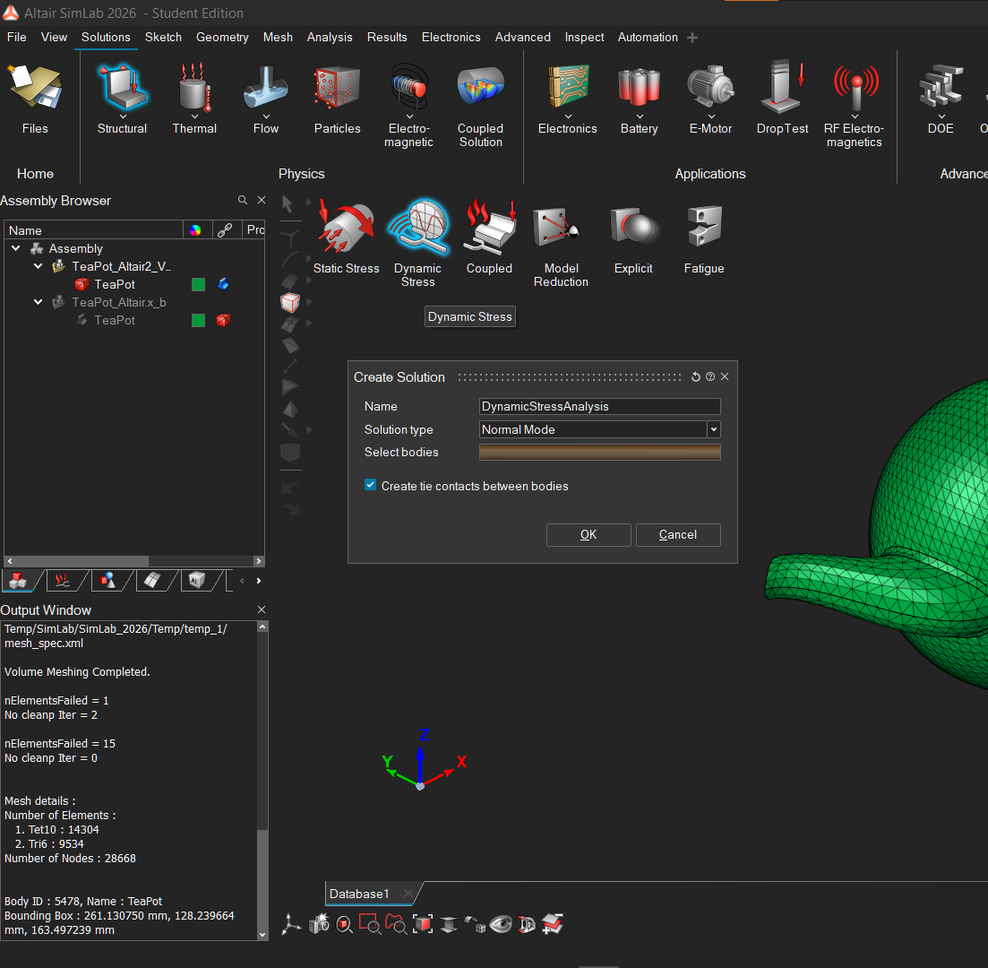 Simlab 2026, solvers option not visible in the solutions - Altair Community