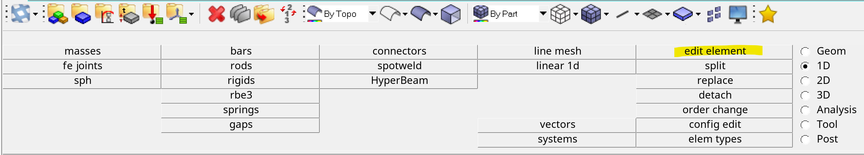 how to mesh line elements in hyper mesh - Altair Community