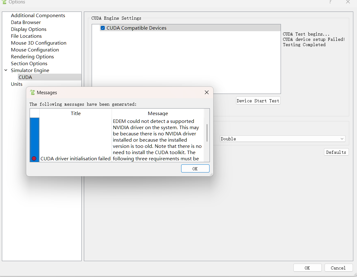 [EDEM] CUDA GPU Error - Altair Community