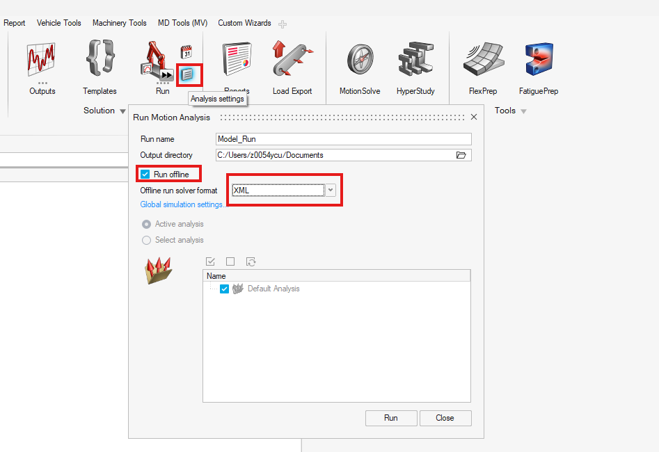 Hyperview Interface Fld In the HyperView post-processing interface, the Contour display shows ...