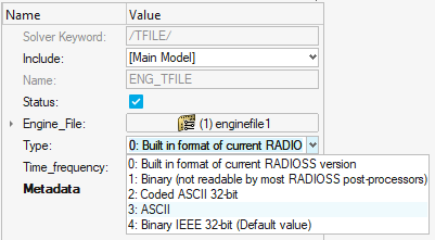 Time History: How to specify ASCII format and separate time history ...