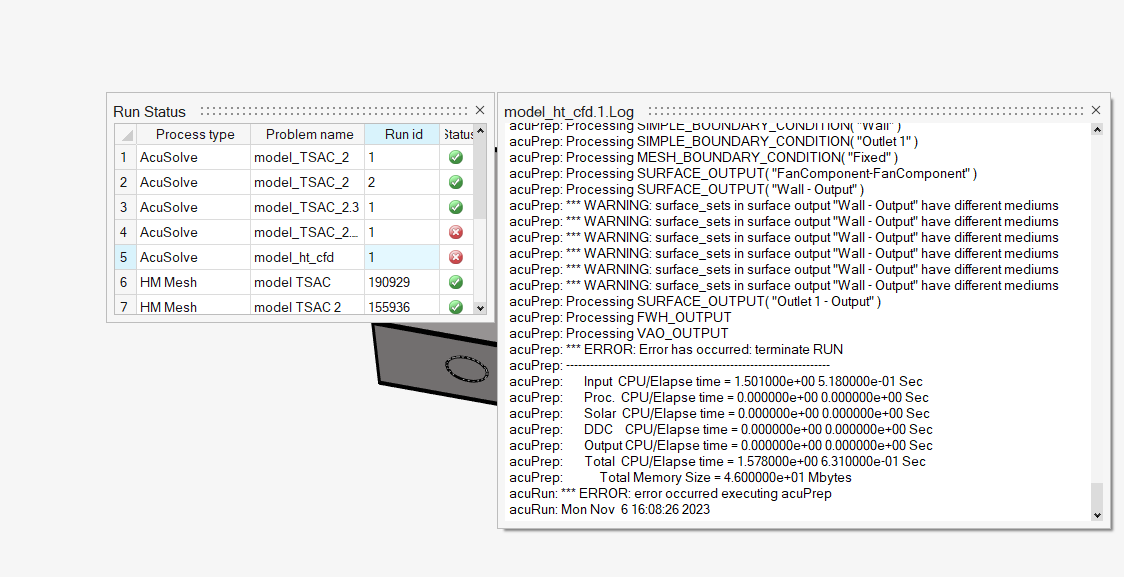 AcuRun error while solving AcuPrep - Altair Community