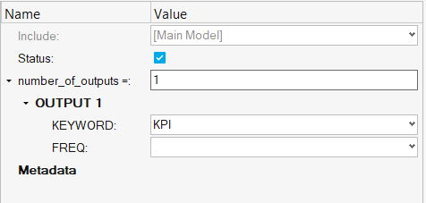 Run Optistruct Icon Look at key performance indicators in Optistruct analysis with a text ...