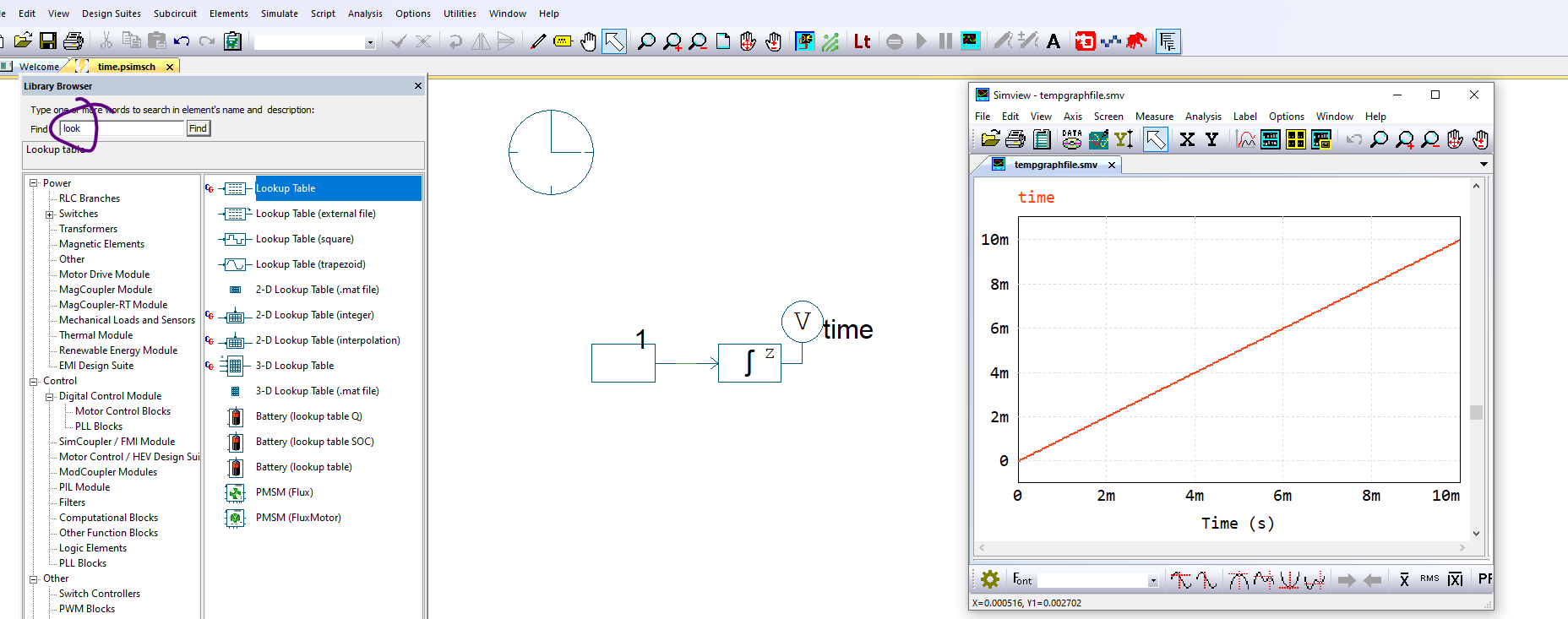 Building a time-varying input for the pi controller - Altair Community
