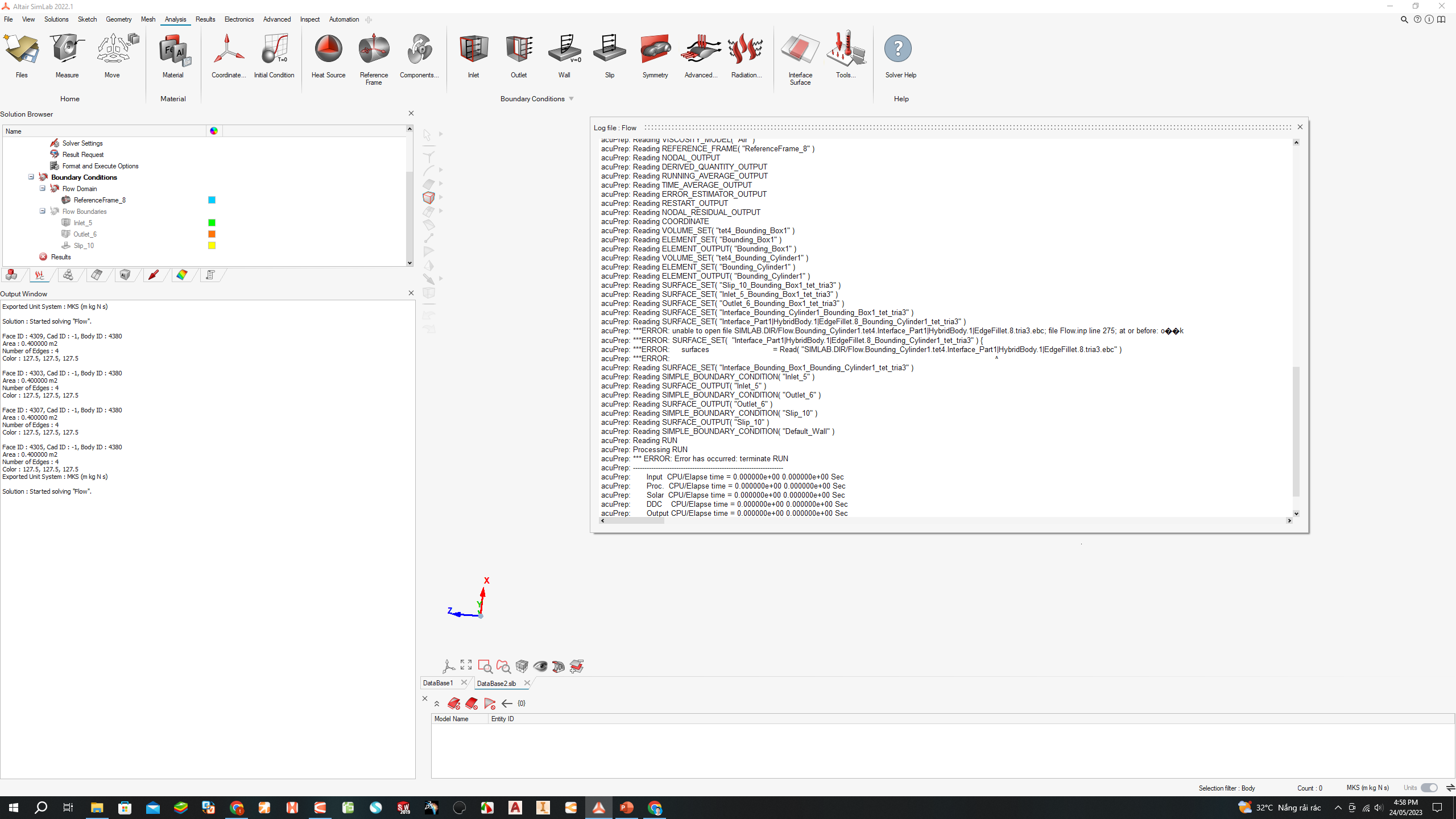 How to handle this error on Simlab when simulating CFD? - Altair Community