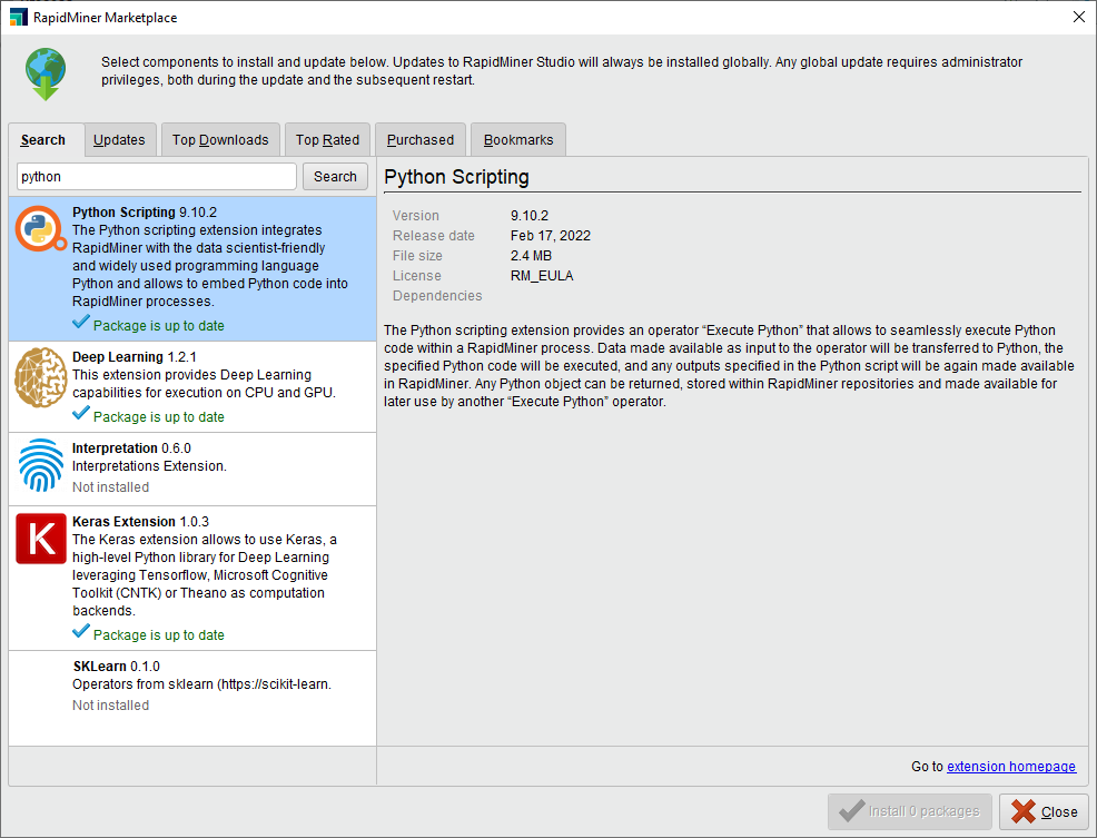 Using the Execute Python Operator for Calculating Feature Importance in ...