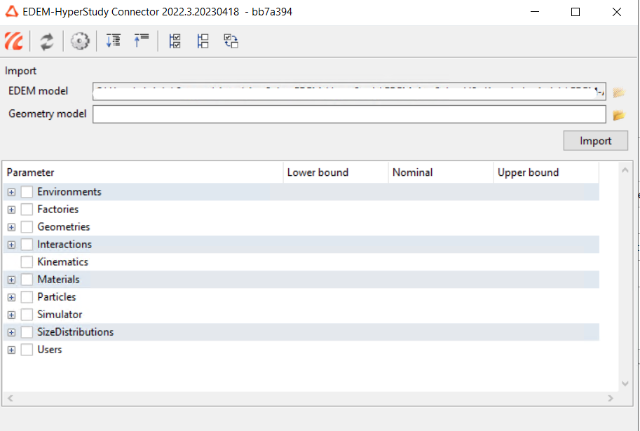 HyperStudyでのEDEM-AcuSolveモデルのパラメーター化 - Altair Community