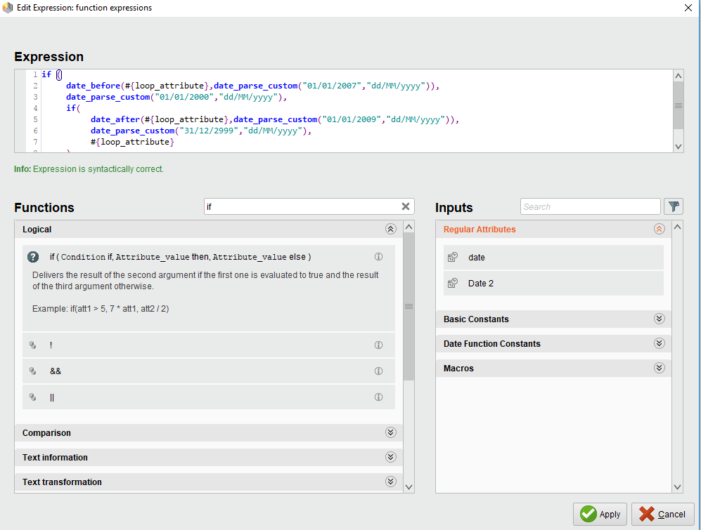 Multiple date attributes to adjust/change — Altair Community