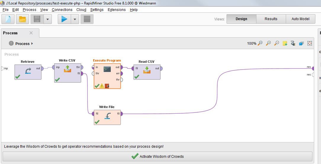 Not connected Operator Execute Program was executed... Why? - Altair ...
