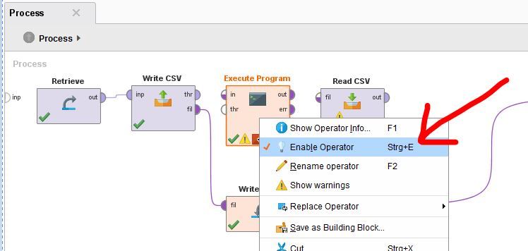 Not connected Operator Execute Program was executed... Why? - Altair ...