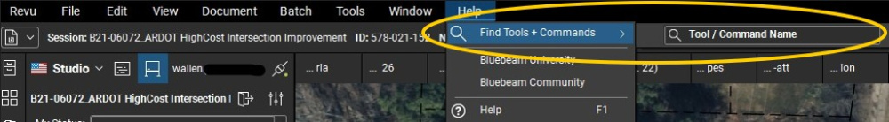 Is there a way to pin the 'Find Tools + Commands' search bar to top ...