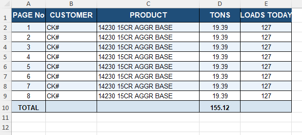 Extract specific data from scanned pdf and place into Excel - Bluebeam ...