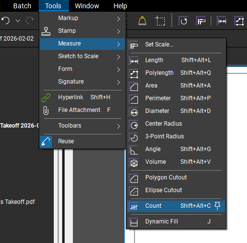 Automatic Counting Tool - Bluebeam Community