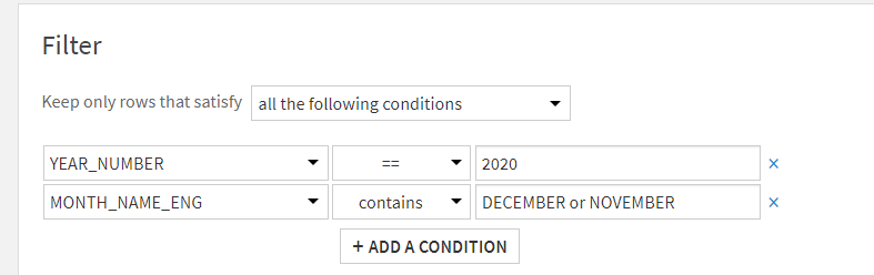 Add a rules with data — Dataiku Community
