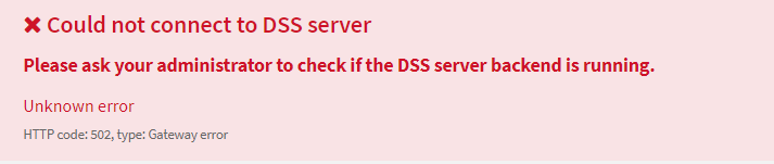 502 DSS Server — Dataiku Community